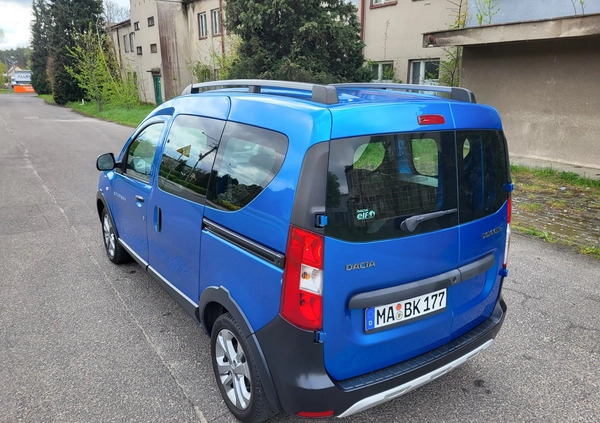 Dacia Dokker cena 32800 przebieg: 134850, rok produkcji 2015 z Złotów małe 781